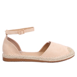 Espadryle damskie beżowe YSD810 Beige beżowy
