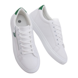Trampki damskie białe BY-231 WHITE/GREEN