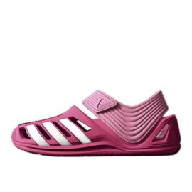 Sandały adidas Zsandal Jr B44457 różowe