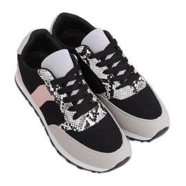 Buty sportowe damskie BL203 Black czarne wielokolorowe