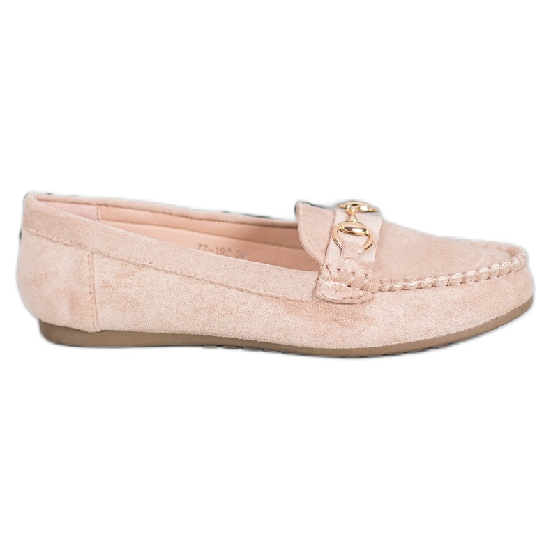 Cm Paris Mokasyny Z Ozdobą brązowe