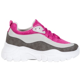 SHELOVET Kolorowe Sneakersy wielokolorowe