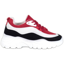 SHELOVET Kolorowe Sneakersy wielokolorowe