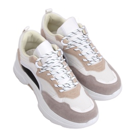 Buty sportowe damskie JD02P White Beige białe czarne fioletowe różowe