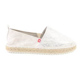 Espadryle Big star 274A514 srebrny szare