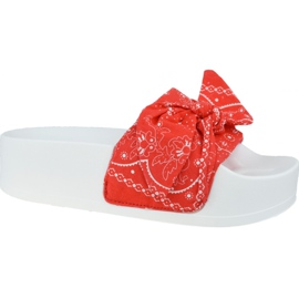 Klapki Levi's June S Bold B 231587-860-87 czerwone