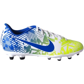 Buty piłkarskie Nike Mercurial Vapor 13 Club Njr FG/MG Jr CV9351 104 szare wielokolorowe