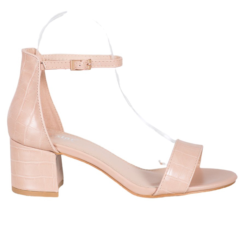 Seastar Sandałki Z Eko Skóry brązowe