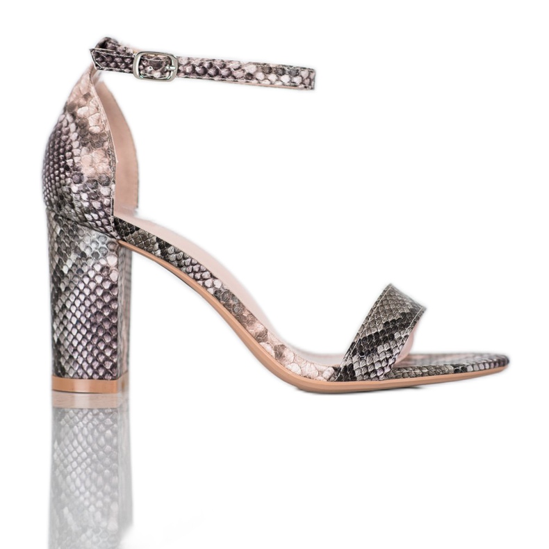 Seastar Seksowne Sandałki Snake Print wielokolorowe