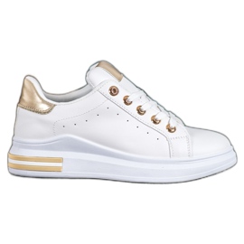 SHELOVET Modne Buty Sportowe białe