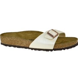 Klapki Birkenstock Madrid Bf 940151 białe