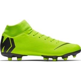 Buty piłkarskie Nike Mercurial Superfly 6 Academy FG/MG M AH7362 701 granatowe zielone