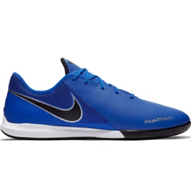 Buty piłkarskie Nike Phantom Vsn Academy Ic AO3225 400 niebieskie granatowe