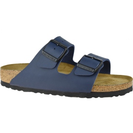 Klapki Birkenstock Arizona Bf Sfb W 51063 granatowe