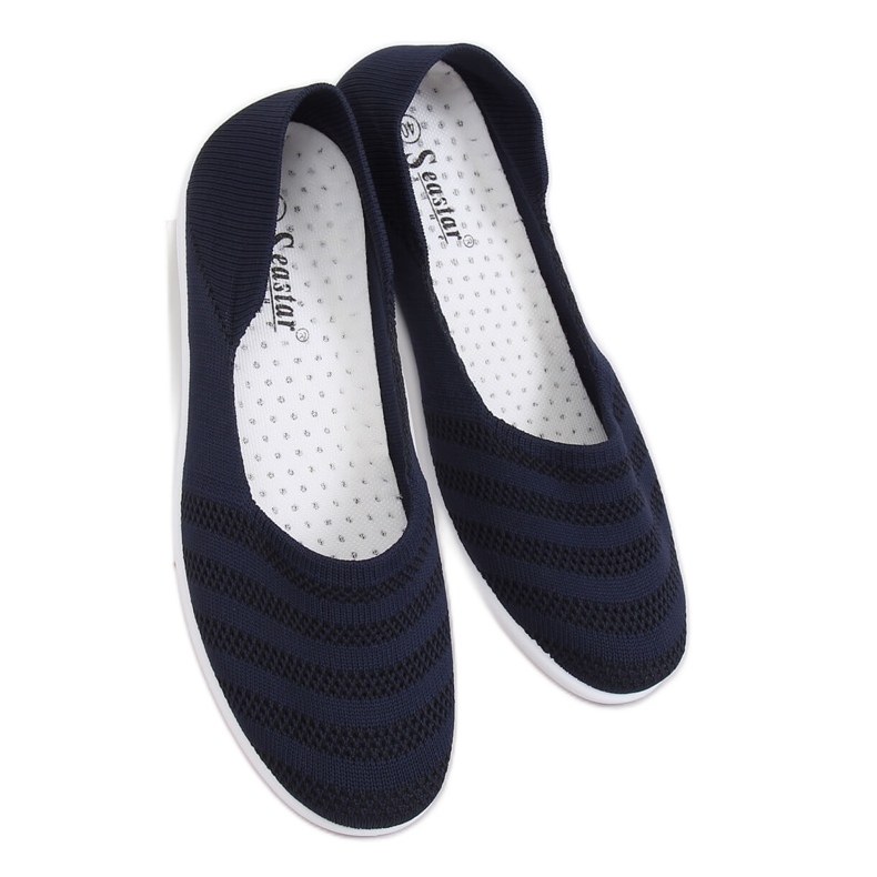 Baleriny siateczkowe granatowe IC03 Navy