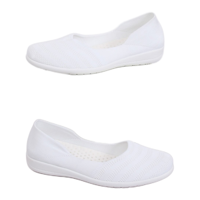 Baleriny siateczkowe białe IC03 White