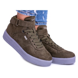 Big Star Sneakersy Trampki Khaki BB274648