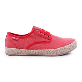 Trampki Męskie Espadryle Big Star Czerwone AA174173