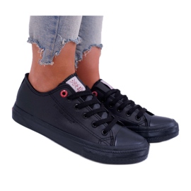 Damskie Trampki Cross Jeans Czarne DD2R4029