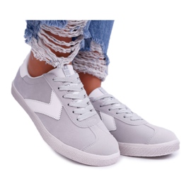 Obuwie Sportowe Damskie Big Star Szare DD274296