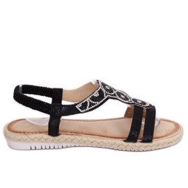 Sandałki espadryle czarne CO-78 Black