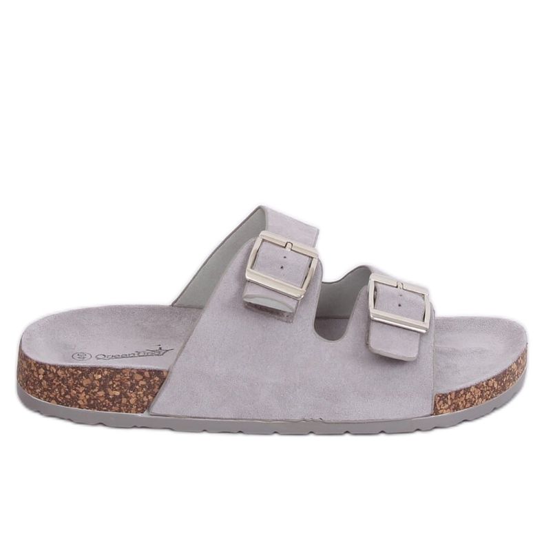 Klapki scholki szare BL3100-SF Grey