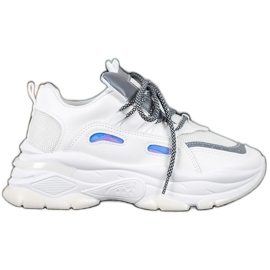 Small Swan Sportowe Sneakersy białe