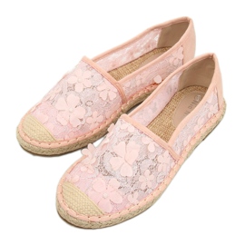 Espadryle koronkowe różowe MB188-225 Pink Ii Gatunek