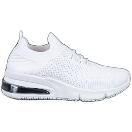 Sweet Shoes Tekstylne Buty Sportowe białe