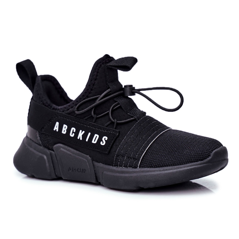 Sportowe Buty Dziecięce Młodzieżowe Czarne ABCKIDS B012310074