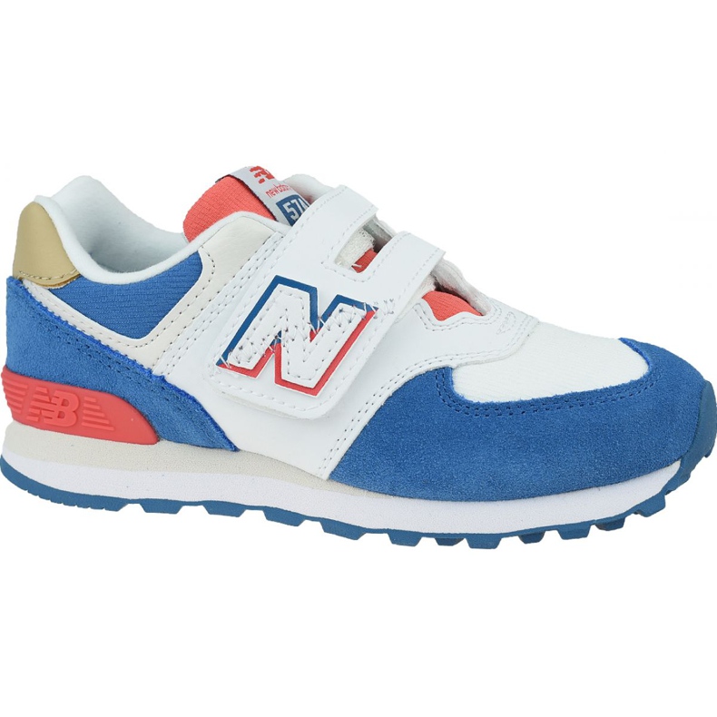 Buty New Balance Jr YV574SCF białe niebieskie