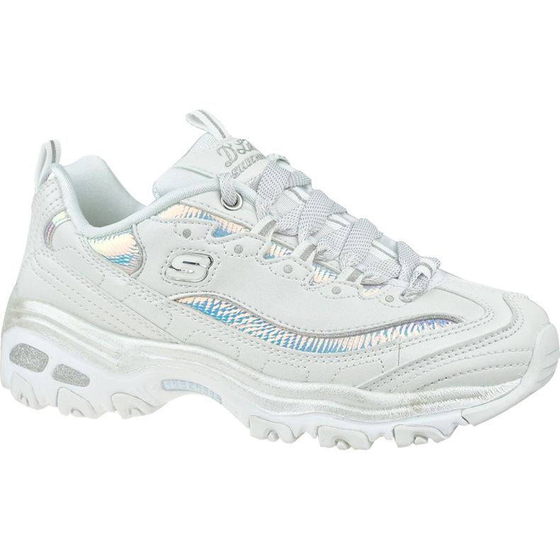 Buty Skechers D'Lites-Flash Tonic W 66666178-OFWT białe