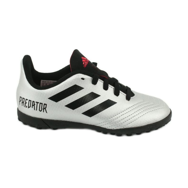 Buty piłkarskie adidas Predator 19.4 Tf Jr G25825 srebrny