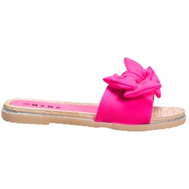 SHELOVET Stylowe Różowe Klapki