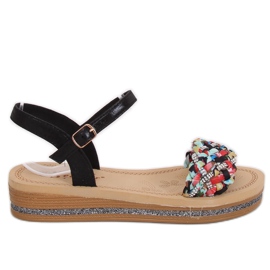 Sandałki damskie czarne CK151P Black