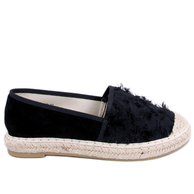 Espadryle damskie czarne BB29 Black