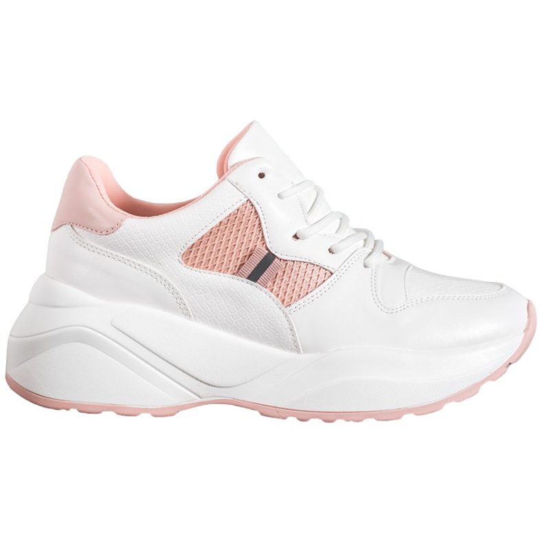 Weide Lekkie Białe Sneakersy