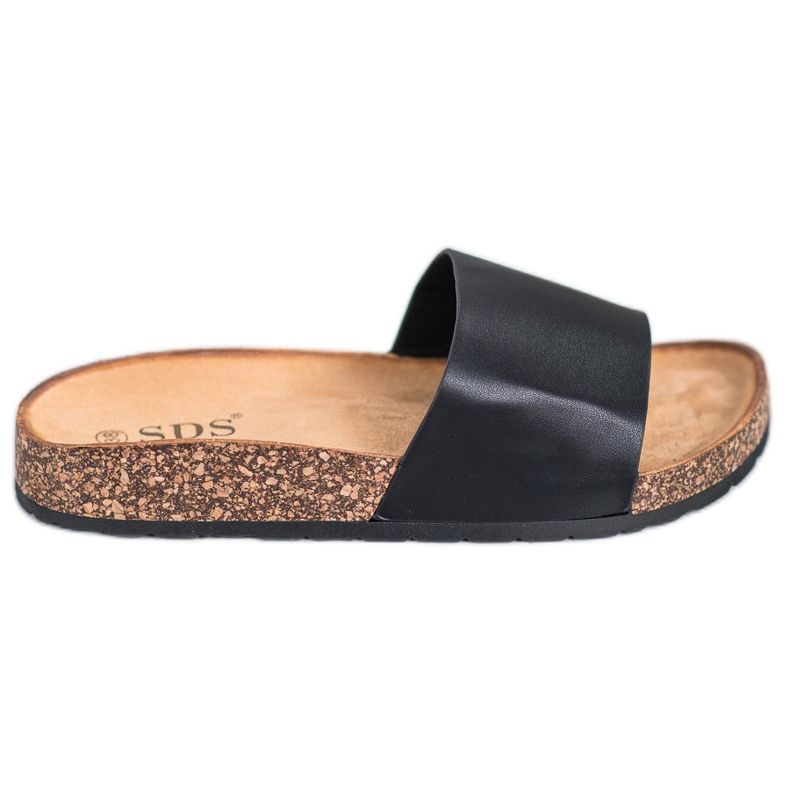 SDS Klasyczne Klapki czarne