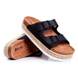 Klapki Damskie Big Star Czarne FF274664