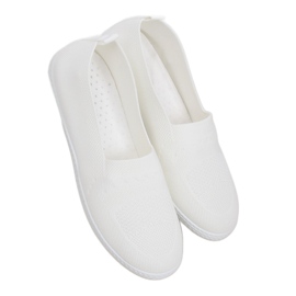 Tenisówki damskie białe ZK097 Bianco