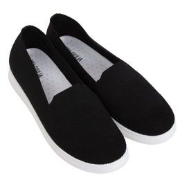 Tenisówki damskie czarne ZK069 Nero