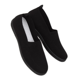 Tenisówki damskie czarne ZK116 Nero