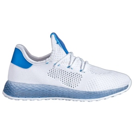 SHELOVET Białe Ażurowe Sneakersy