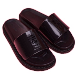 Klapki Damskie Big Star na Platformie Czarne FF274813