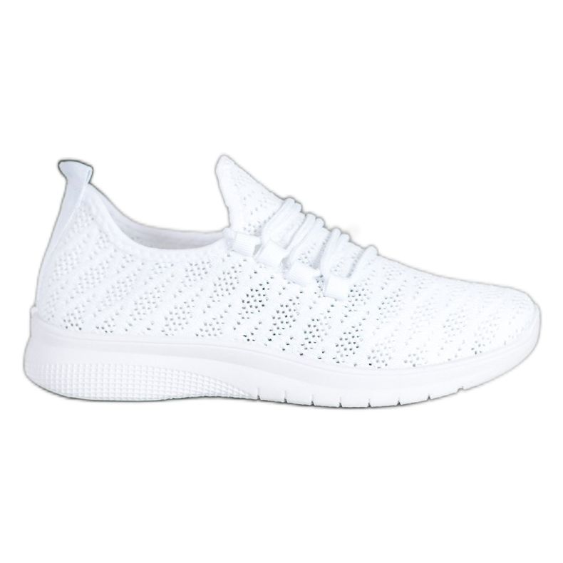 SHELOVET Białe Ażurowe Obuwie