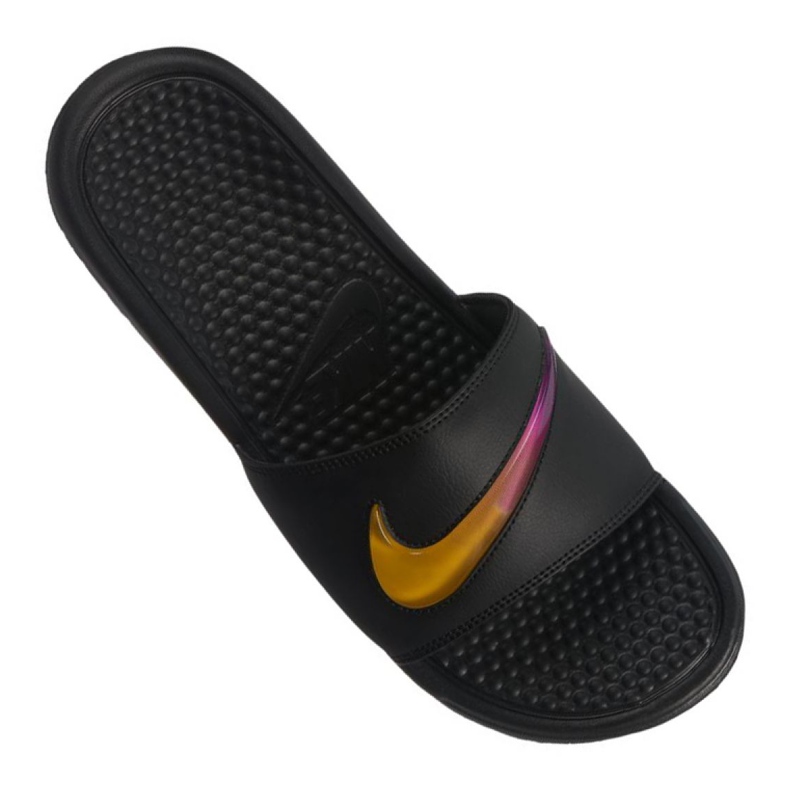 Klapki Nike Benassi Jdi Se M AJ6745-002 czarne szare