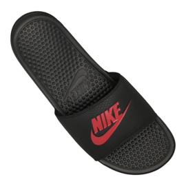 Klapki Nike Benassi Jdi Slide M 343880-060 czarne czerwone