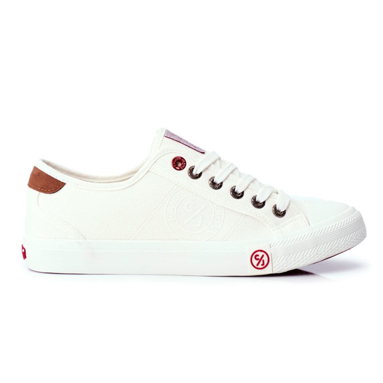 Trampki Męskie Cross Jeans Białe FF1R4055C