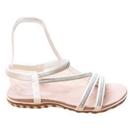 Camo Wygodne Wsuwane Sandały białe