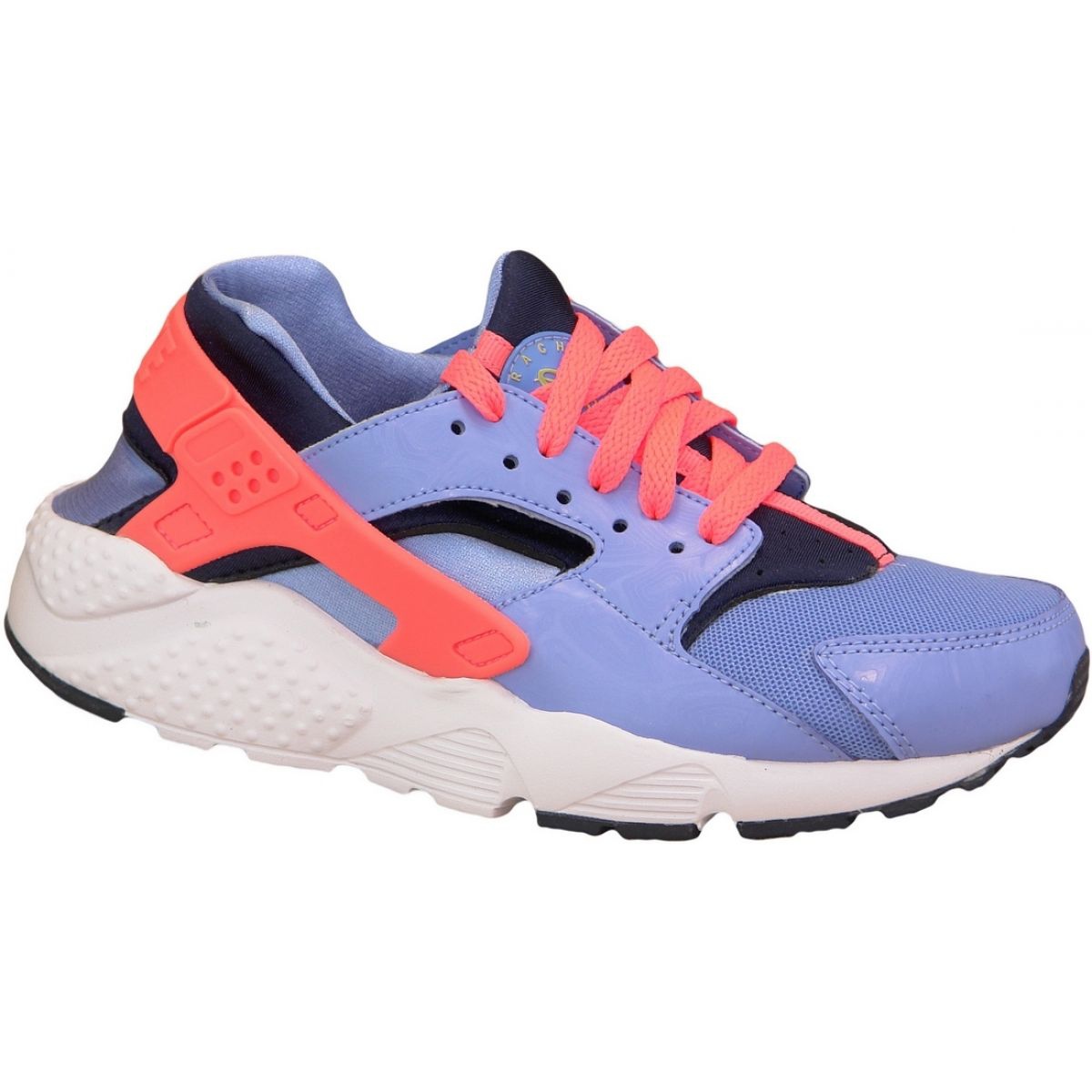 Buty Nike Huarache Run Gs Jr 654280-402 niebieskie szare